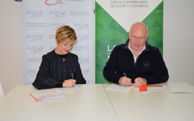 Avecal y Cedelco firman un convenio para apoyar el desarrollo del tejido empresarial del calzado del Baix Vinalopó